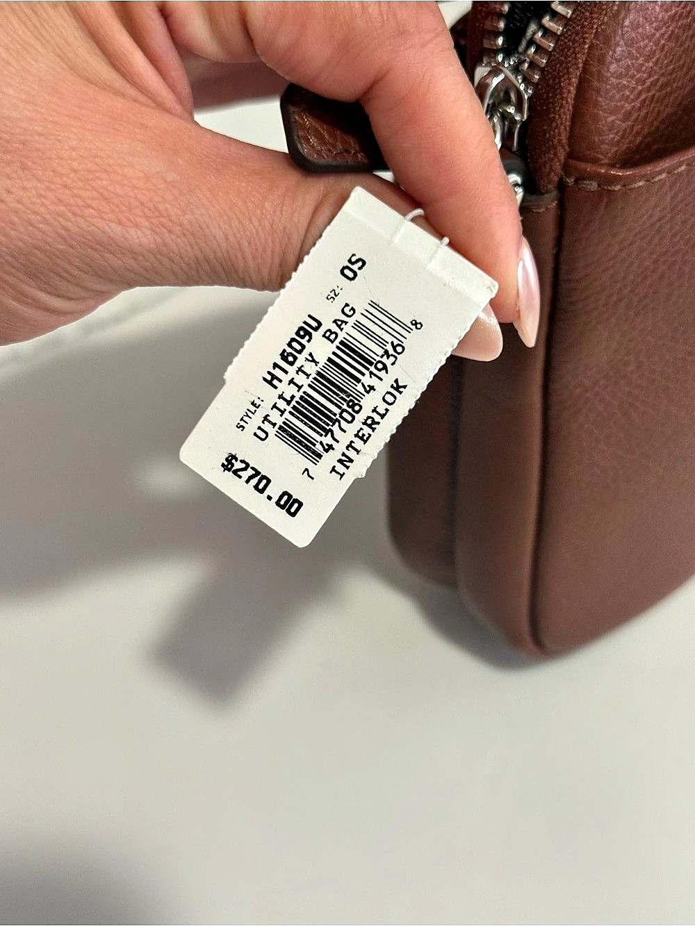 Brighton Interlok Mini Utility Bag crossbody in Bourbon colorway NWT - Picture 9 of 12